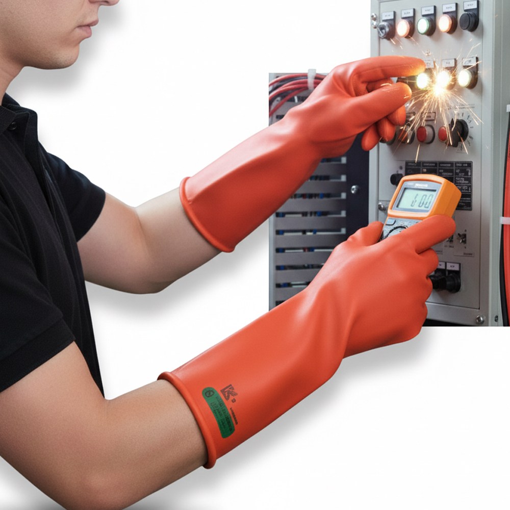 노벡스 전기 작업 절연 장갑 26500V 3등급 감전 방지 10호 169,480원