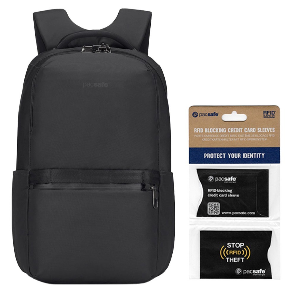 팩세이프 백팩 도난방지가방 X25 + RFID 차단 카드 슬리브 세트 209,000원