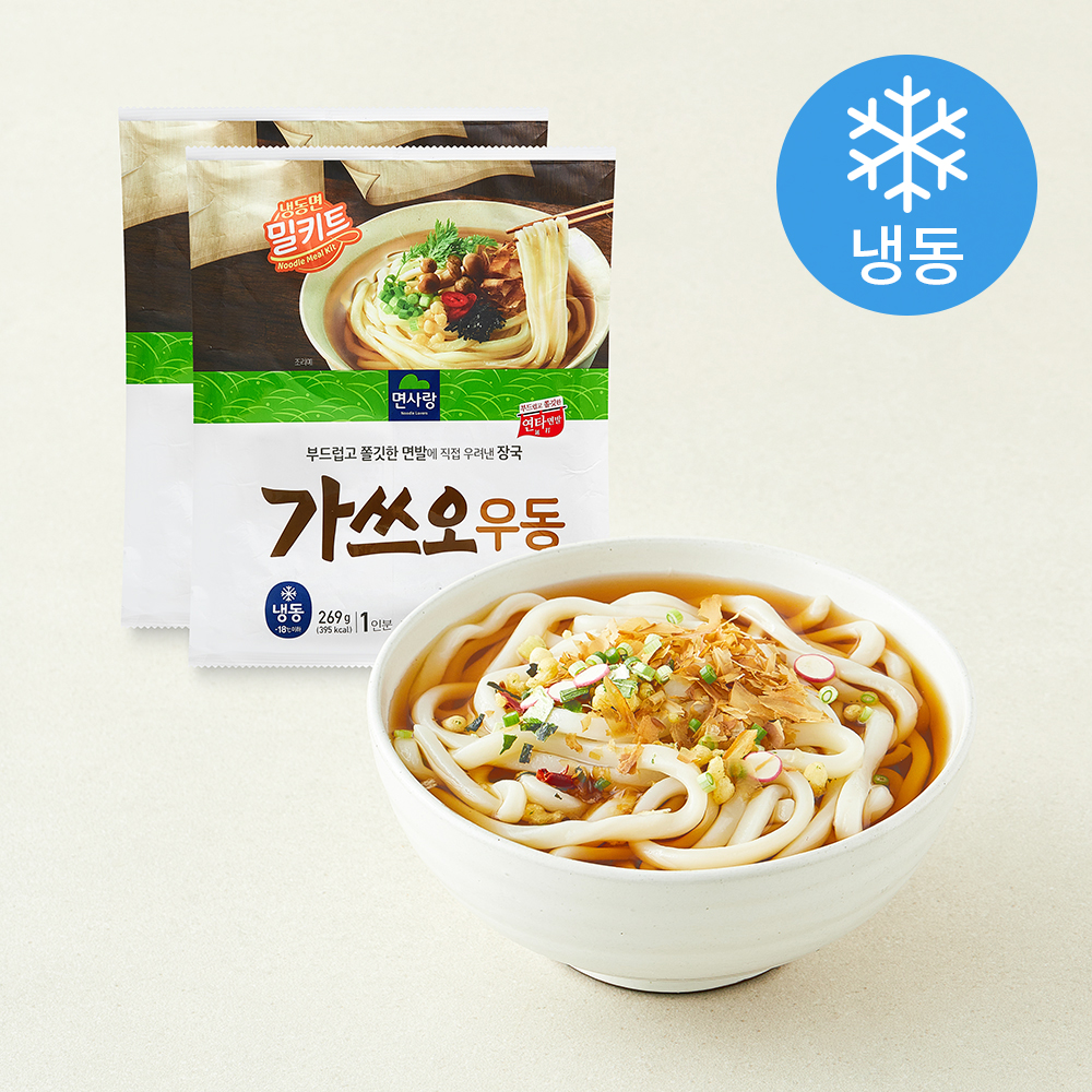 [로켓프레시] 면사랑 가쓰오우동 (냉동), 269g, 2개 6,600원