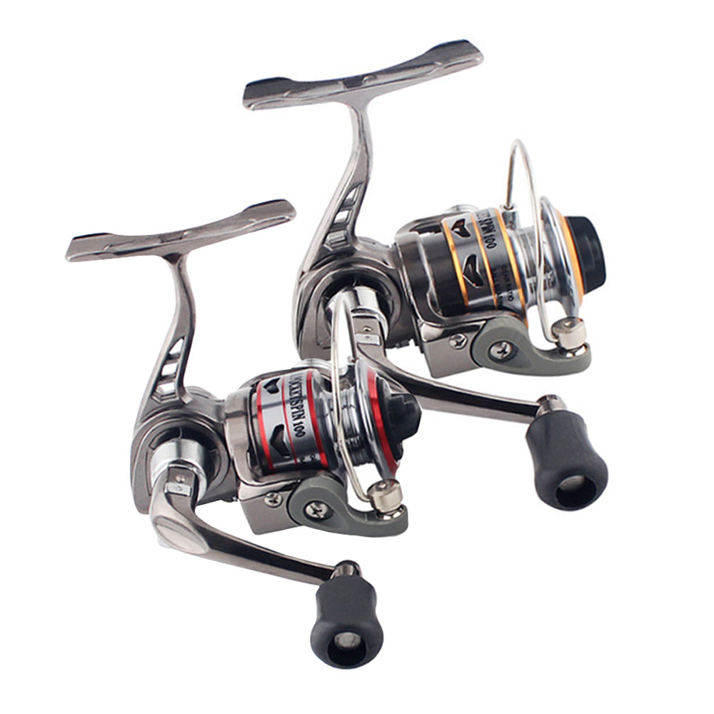 고급 미니 스피닝릴 얼음낚시 릴 빙어 송어 산천어 채비 용품, 초보자용 고급 미니 스피닝릴(골드) 20,900원