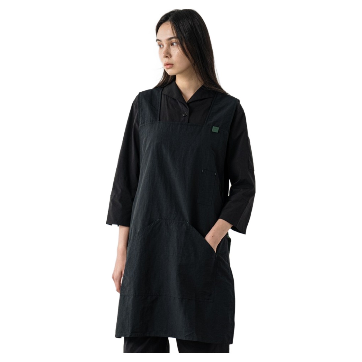 제이앤제이몰 카페 공방 바리스타 생활발수_ 베스트 플로 앞치마 (원피스형), 1개, 블랙 39,000원