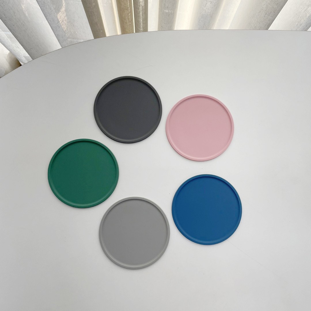 예스마켓 실리콘 라운드 원형 칼라 컵받침 1,100원