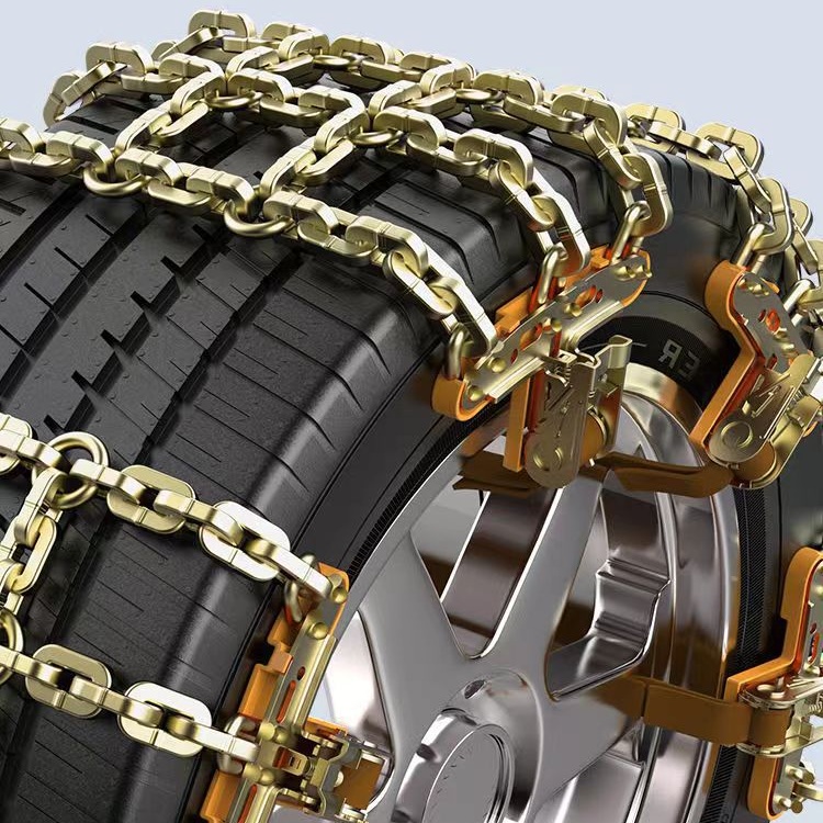 [Korella]전차종 겨울 차량용 타이어 체인 쇠사슬체인 타이어 휠 스노우 체인 간편설치 스노우 체인 미끄럼방지 메탈 체인 고강도 타이어체인 벨트형 강철 스노우체인, 4개 34,560원