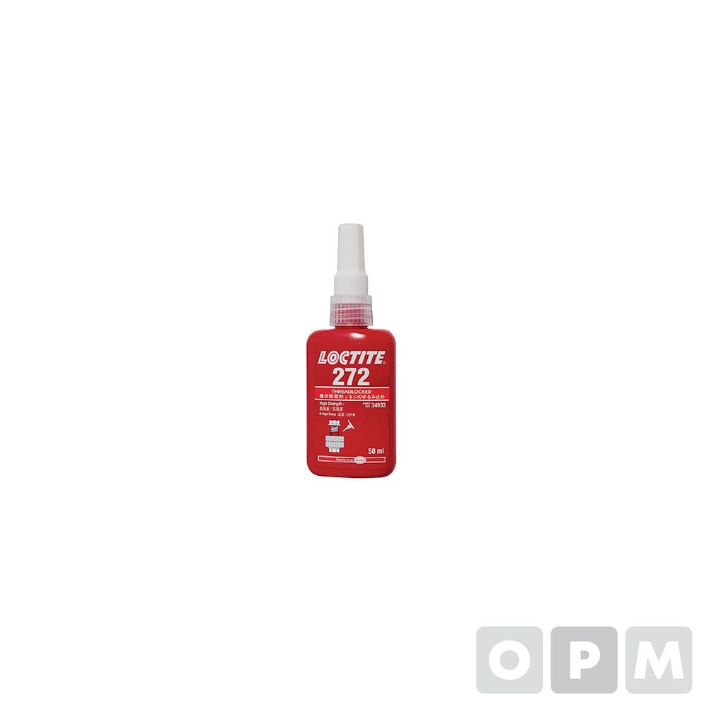 록타이트 나사고정제 272 볼트 너트 접착제 고강도 빨강색 250ml 1EA 112,190원
