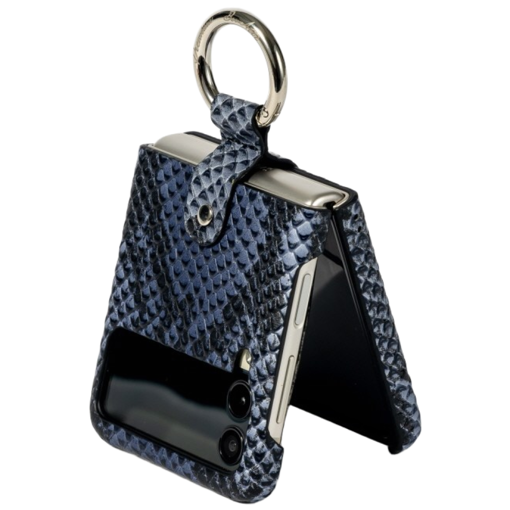 본아띠 스마트링머서 천연소가죽 아나콘다 고리 스탠딩 풀커버 갤럭시 Z플립 핸드폰케이스 44,500원