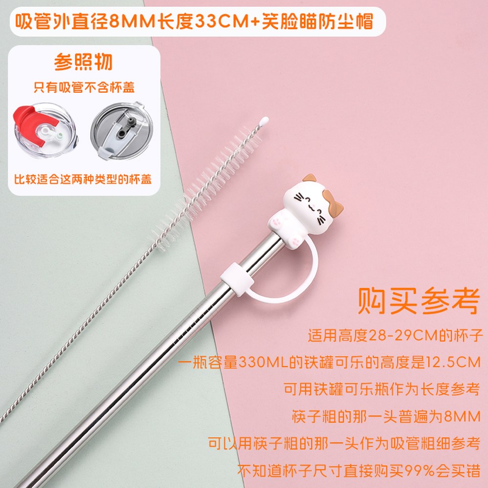 긴빨대 재사용 스텐 빨대 33CM 30CM 12L 스트로우 23,400원