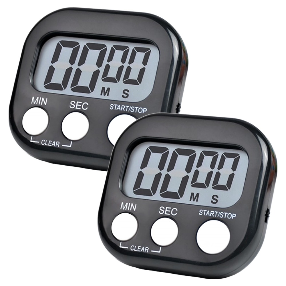 리빙메이커 주방 자석 부착형 디지털 타이머 건전지포함, 현재가 5,000원