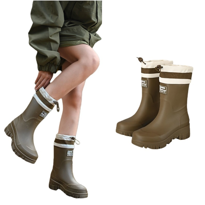 Makone 여성 남성 사계절 방수 장화 미끄럼 방지 롱 미들 레인부츠 30,900원