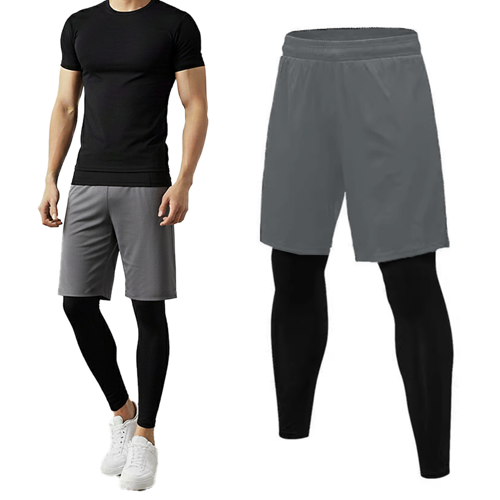 풀로우 남자 레깅스 반바지일체형 투인원 기능성타이즈 6,980원