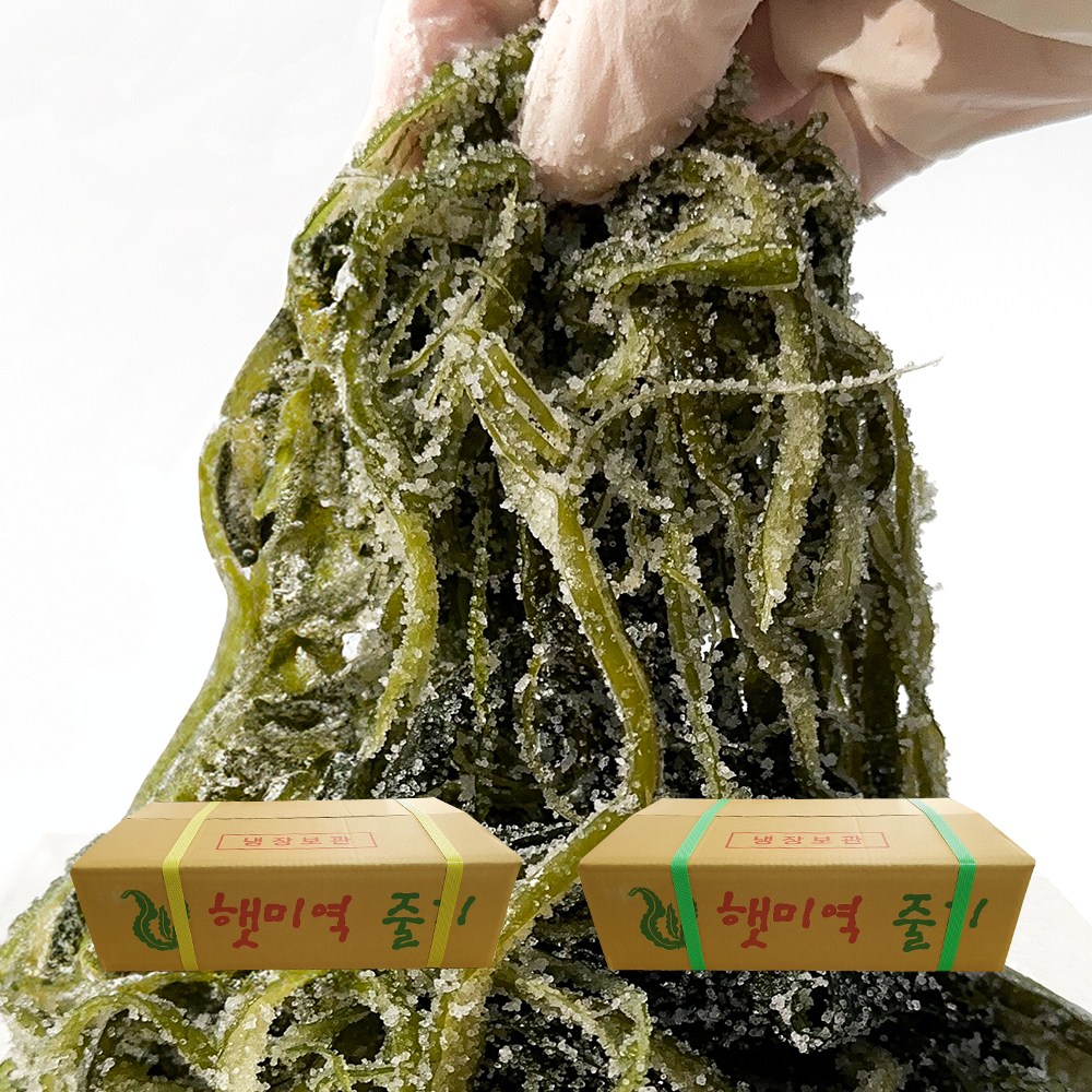 해성 완도 완도산 염장 미역줄기, 4kg, 1개 8,500원