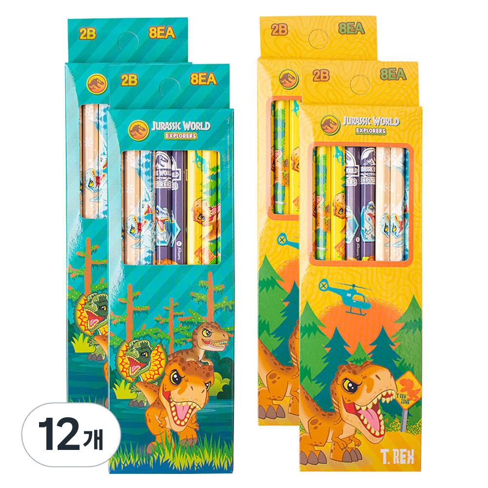 금홍팬시 쥬라기월드 연필 2B, 랜덤발송, 96개 32,400원