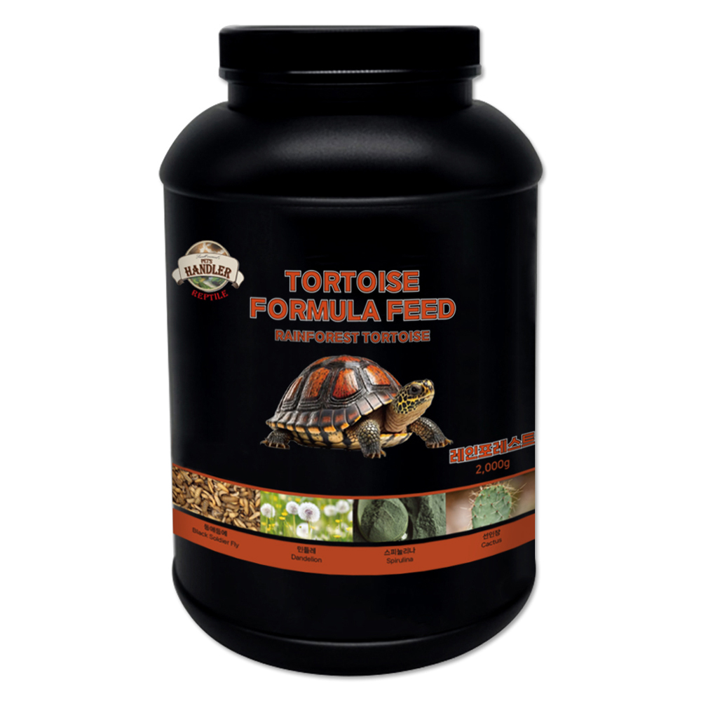 펫츠핸들러 렙타일 레인포레스트 포뮬러 육지거북이 전용사료 레오파드, 1개, 2000g 29,800원