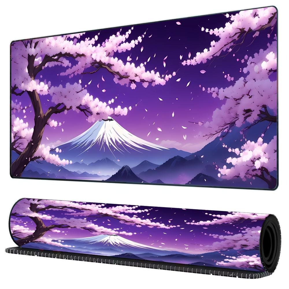 벚꽃 풍경 XXL 대형 마우스패드 900x400x3mm 고해상도 인쇄 미끄럼 방지, 1개, 13 21,800원
