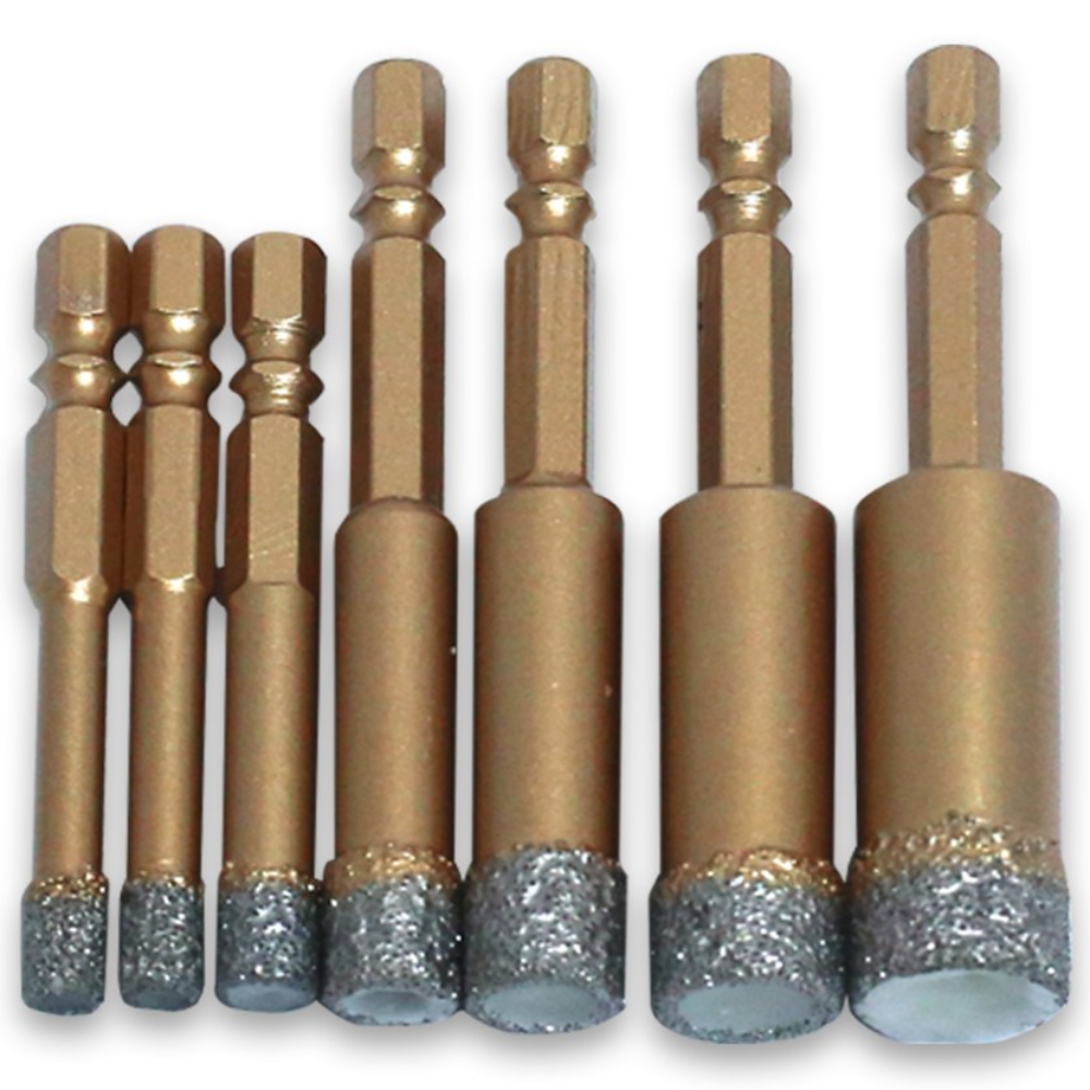 FCD 융착 코어비트 12mm 5개 다이아몬드 타일드릴 기리 유리 도자기 포세린 타공 대리석 세라믹, 5개 32,500원