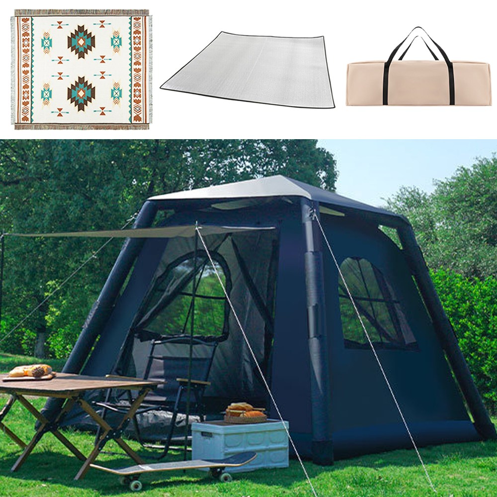 씽크라이프 5-6인용 4각형 원터치 에어텐트 4.8 공기주입식 감성 캠핑텐트 가족텐트 135,900원