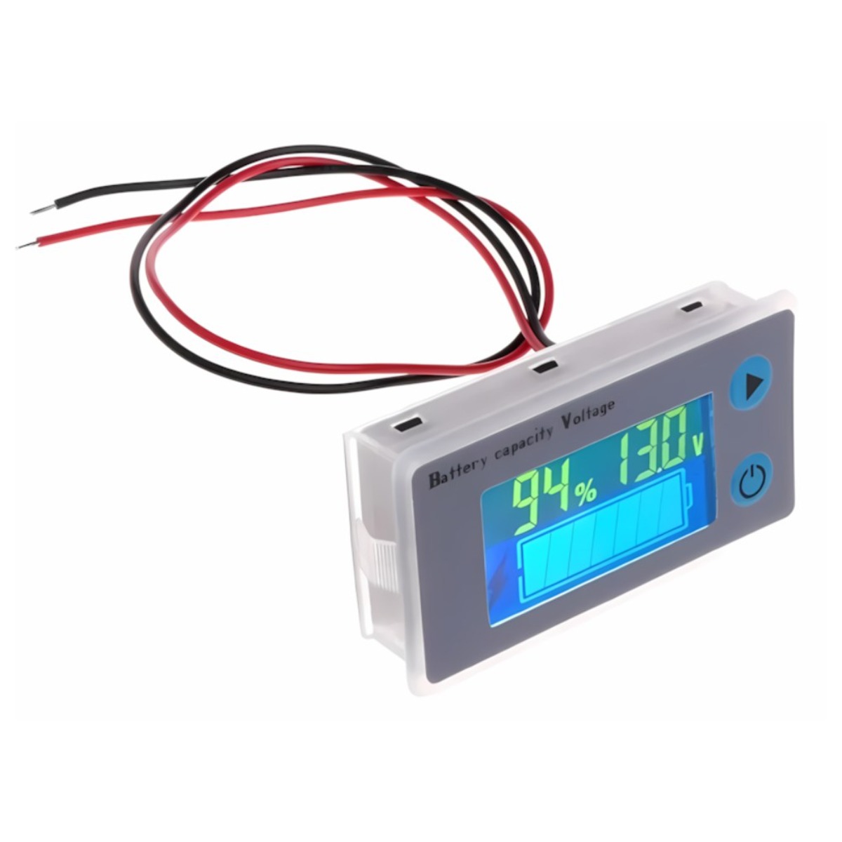 잔량 볼트메타 온도 전압 게이지 측정기 부저 매립형, 1개 12,420원