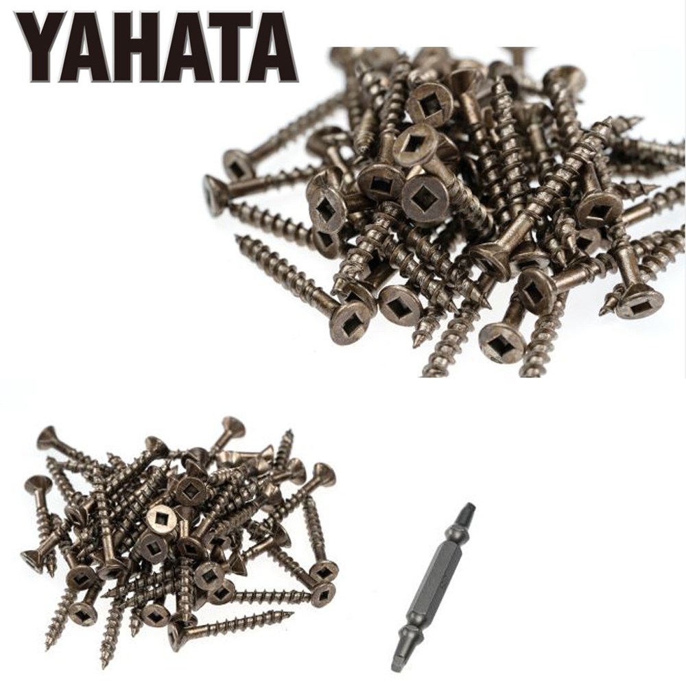 야하타 목재 데크용 나사 4.5mmX65mm 합성목재 데크피스, 1개 25,000원