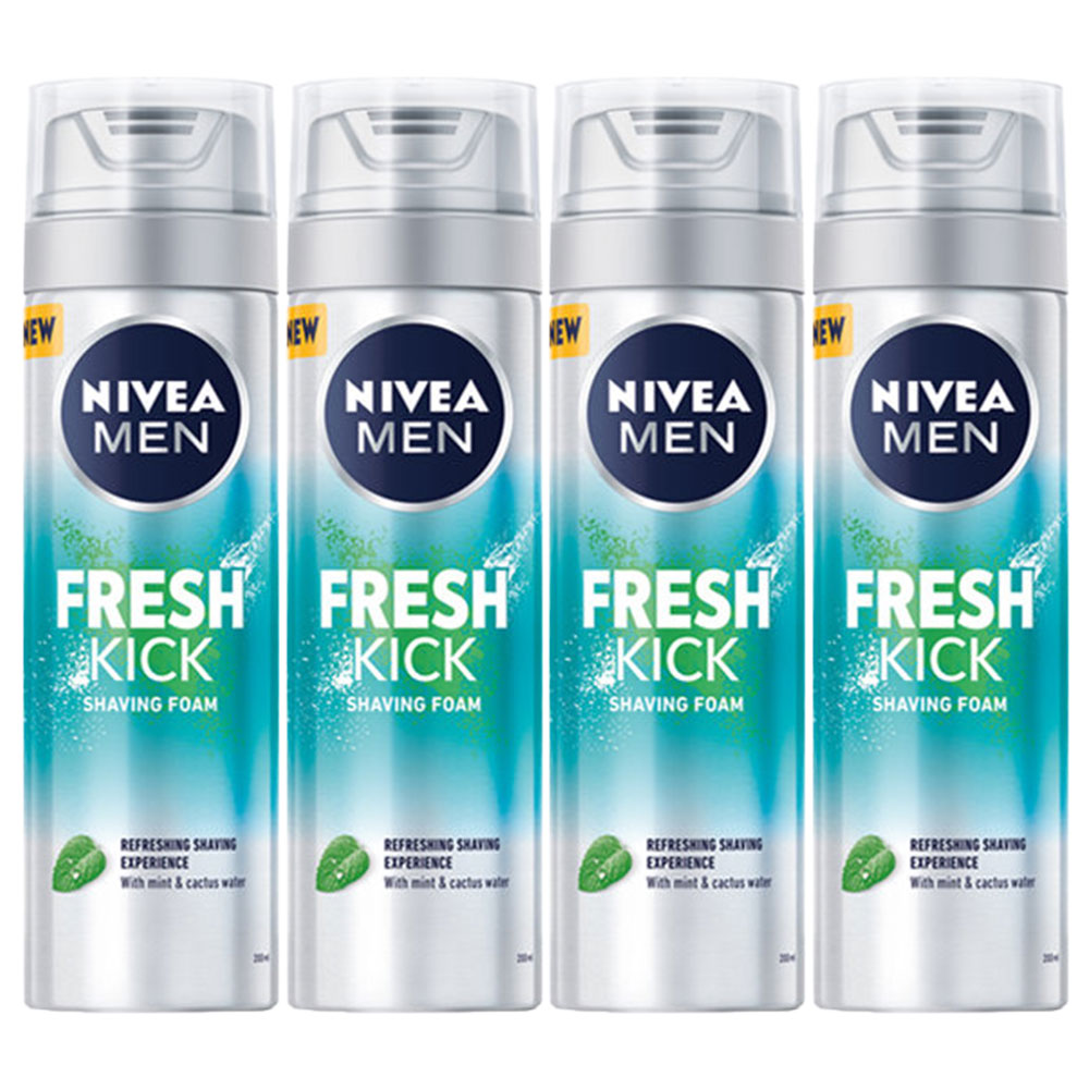 니베아 맨 프레시킥 쉐이빙 폼 200ml, 4개, 200ml 16,470원