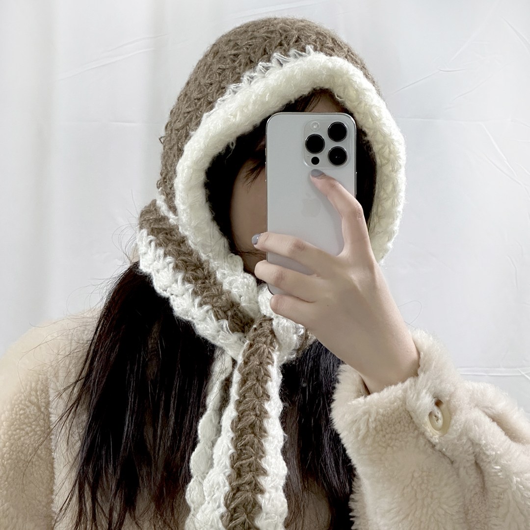 스타일베이직 스트랩 니트 바라클라바 니트모자 머플러 귀달이 SNBA361MG 25,800원