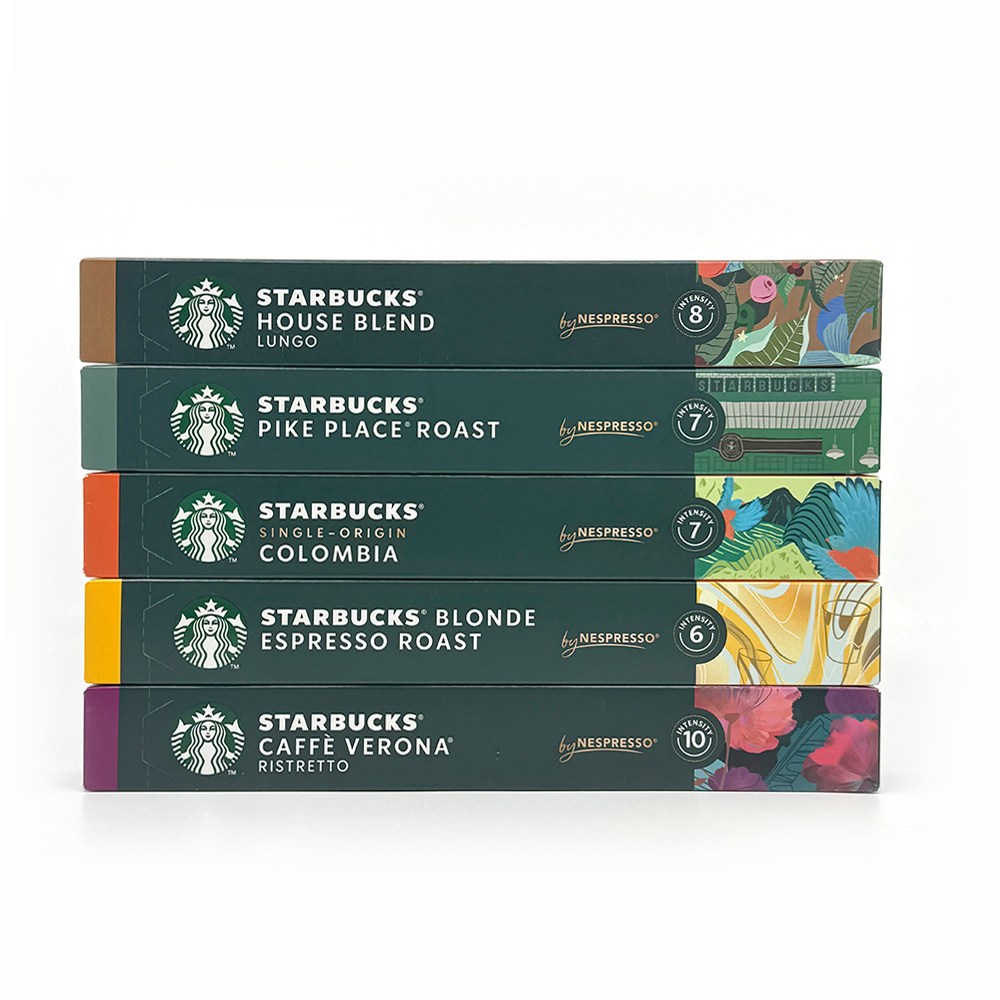 스타벅스 네스프레소 캡슐 커피 5종 세트 50캡슐 블론드,파이크,하우스블랜드,콜롬비아,베로나 38,490원