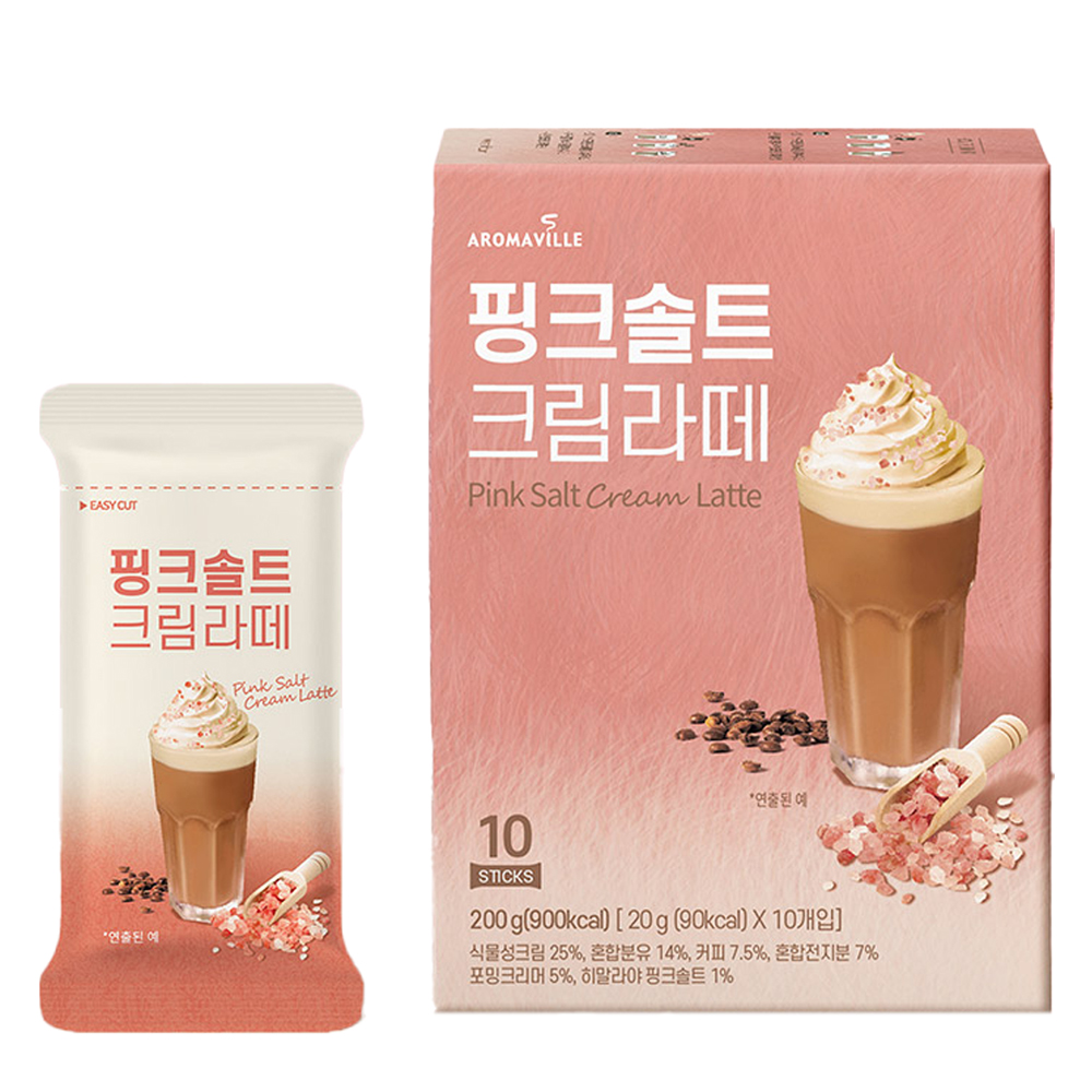 아로마빌커피 핑크솔트 크림라떼, 20g, 10개입, 1개 5,900원