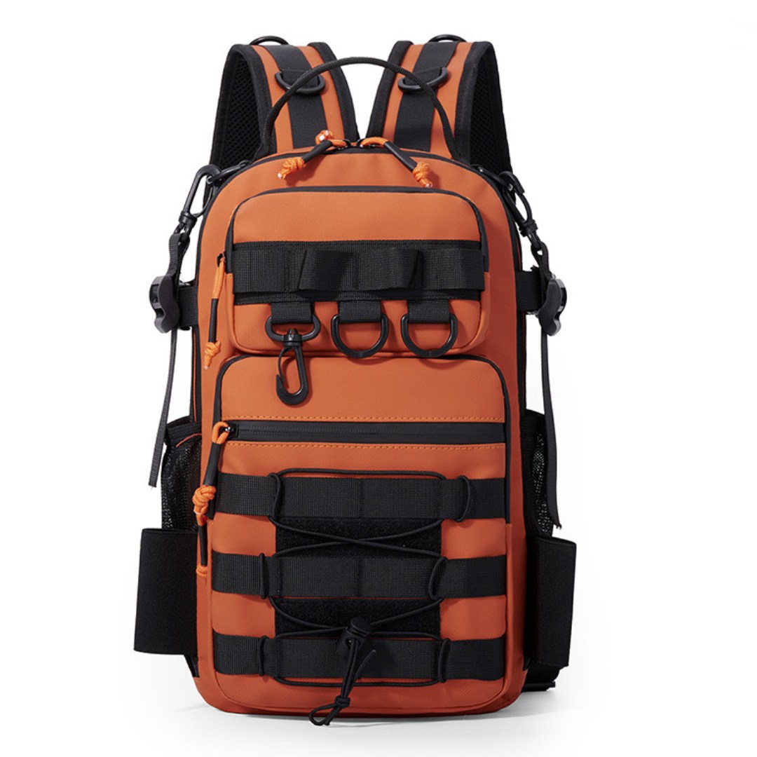 STORMGUARD 루어낚시 보조가방 슬링백 백팩, 오렌지 15,900원