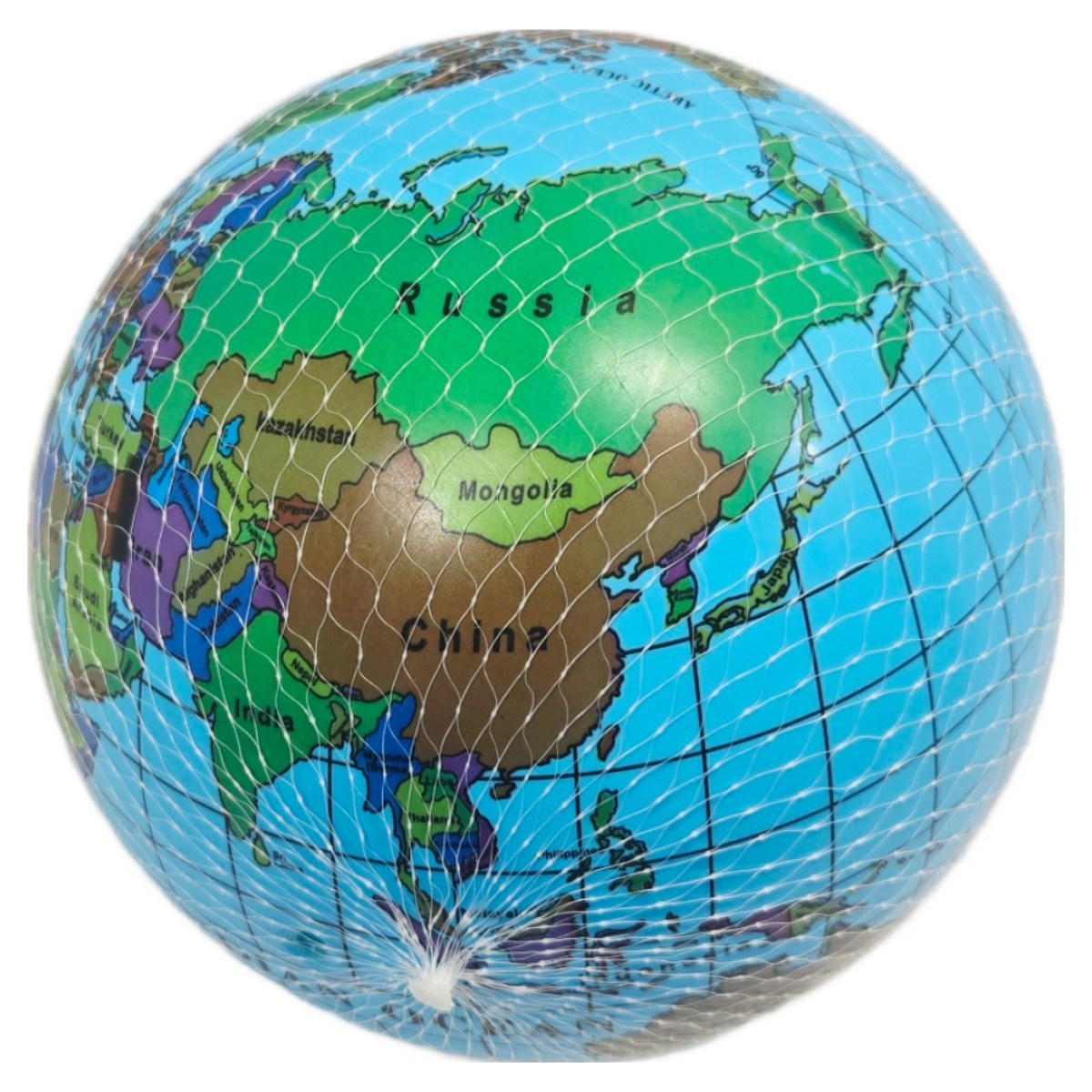 지구본 탱탱볼 지구탱탱공 지구의 탱탱공 어린이 놀이공 세계지도 고무공, 1개 5,890원