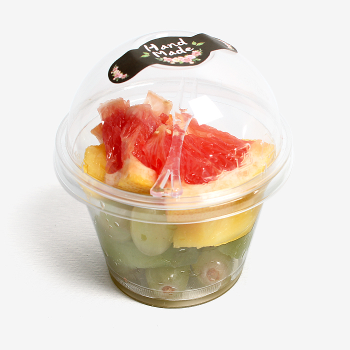 머핀컵 9온스 9.2 x 10.5 cm + 돔뚜껑 + 스티커 + 미니포크 세트 5,290원