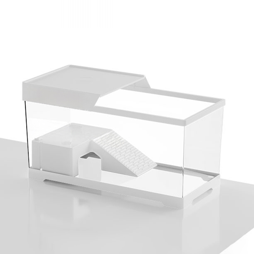 HK.sell 오션스톤 안깨지는 거북이 어항 수조 구피 베타 수족관, 1세트, 화이트 25,800원