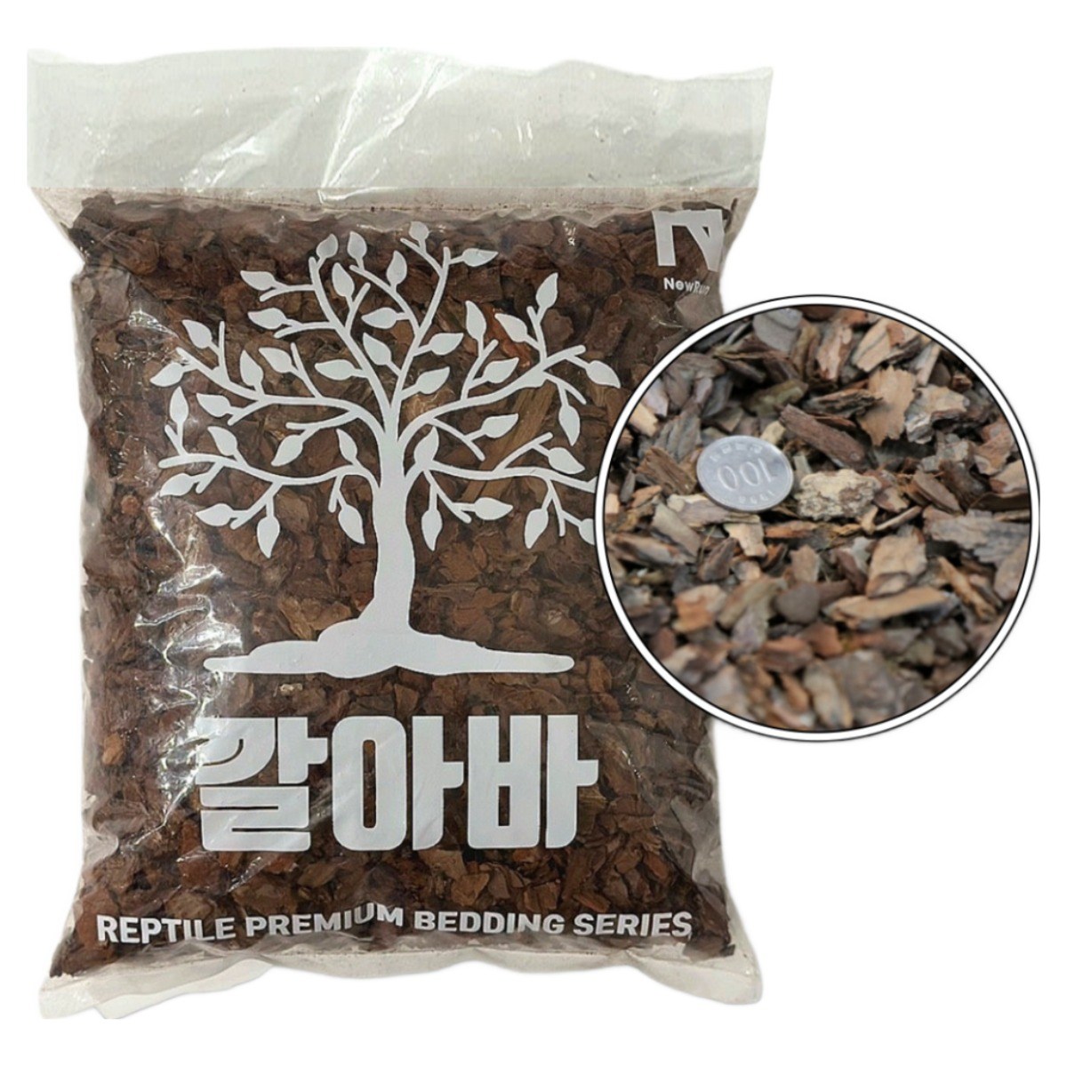 [깔아바] 중간바크 6L / 육지거북바닥재 파충류 도마뱀 레오파드게코 거북이용품 사료 먹이 9,940원