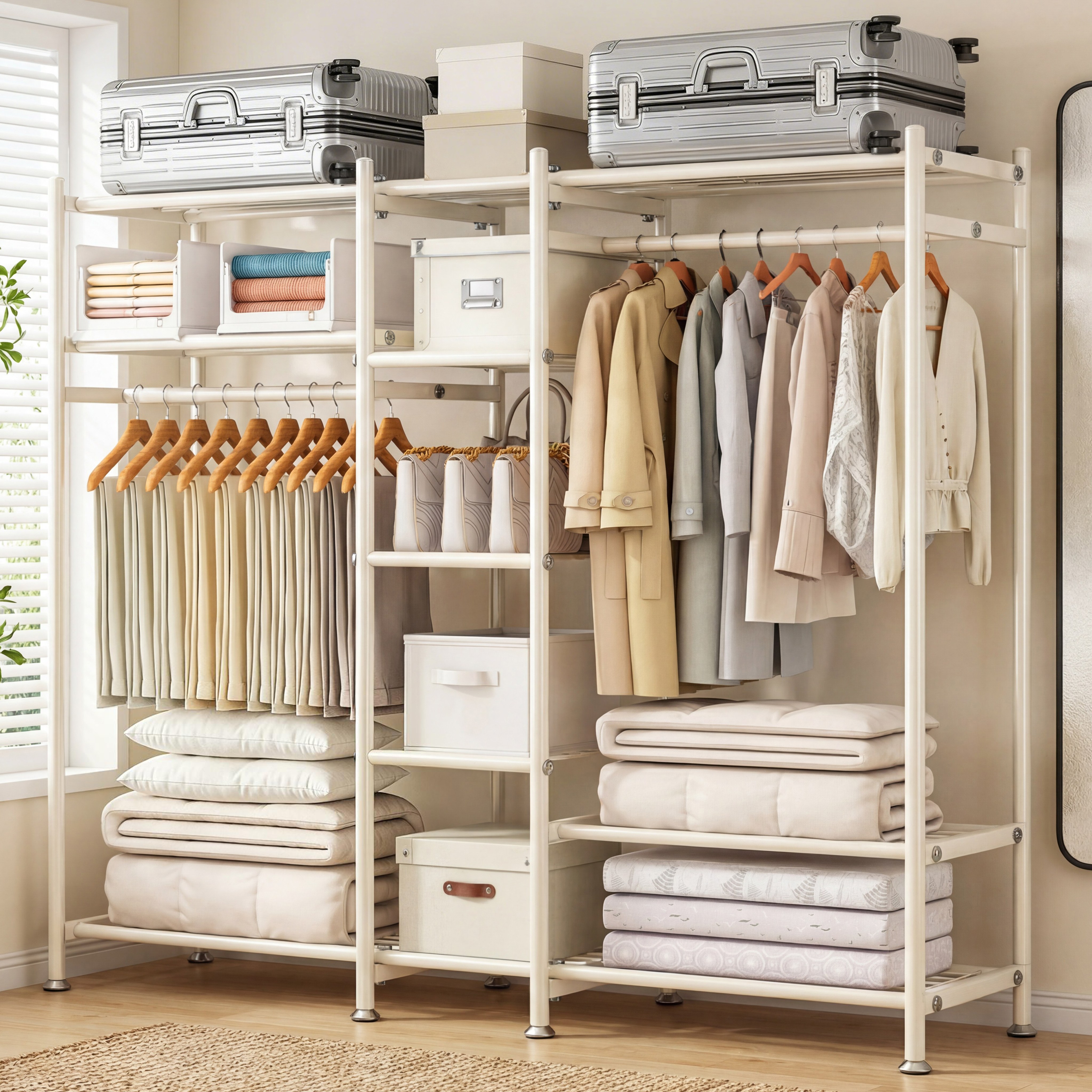 kipnos 행거 스탠드 옷걸이행거 튼튼한행거 스탠드행거 철제 다용도 43,300원