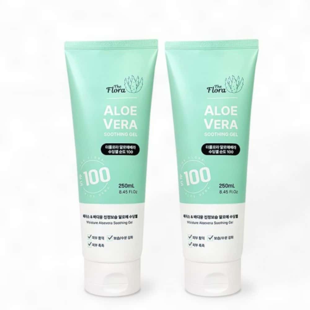더플로라 알로에 베라 수딩젤 250ml x 5개 보습진정 수분크림 12,200원