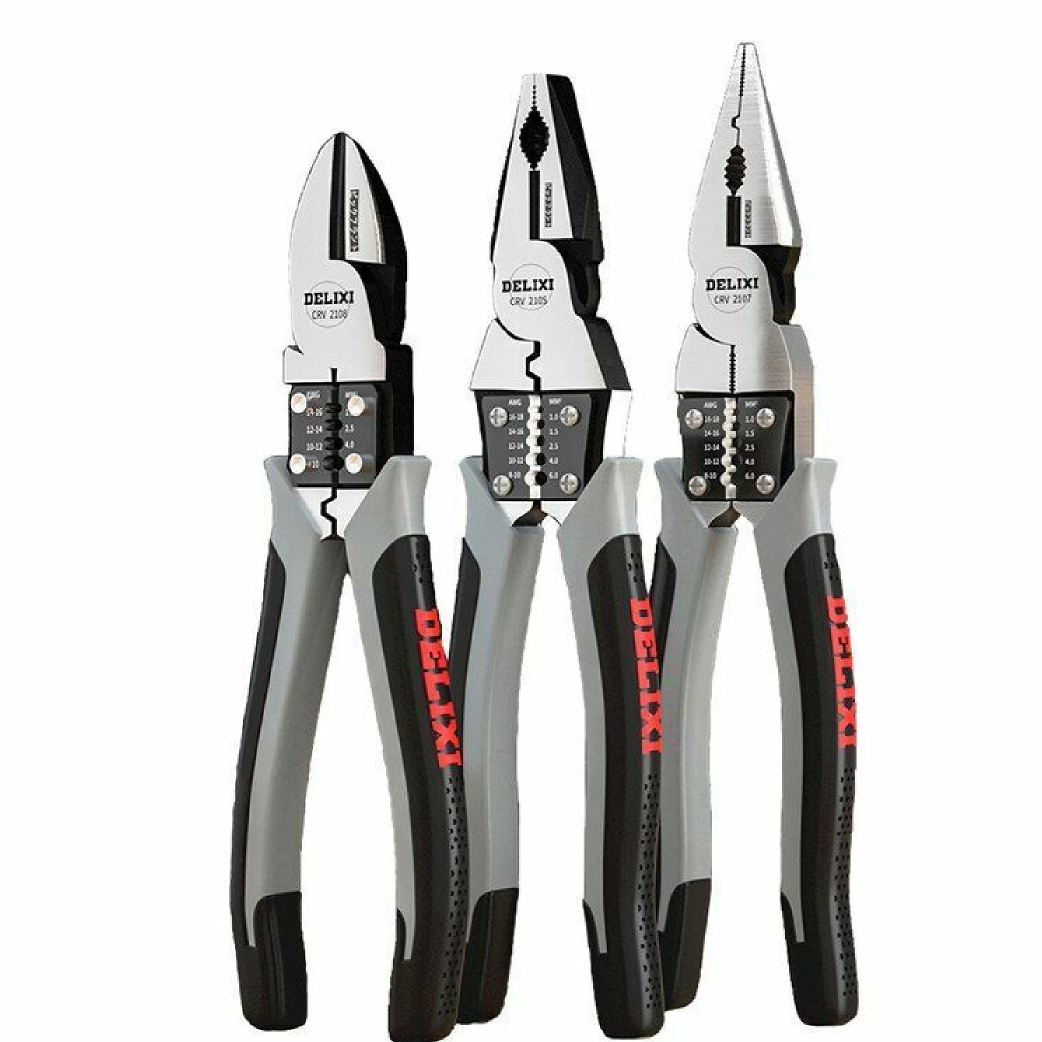 플로메리아 델리시 DELIXI 다기능 펜치 3종세트 (뺸찌 롱노우즈 니퍼) 산업용 만능 멀티 플라이어 뺀지 전선 와이어 스트리퍼 터미널압착 전선탈피기 72,900원