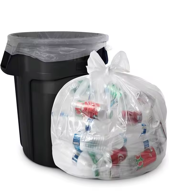 비닐의정석 투명 유백 대용량 쓰레기봉투 재활용 비닐봉지 분리수거 대형, 100개, 110L 25,950원