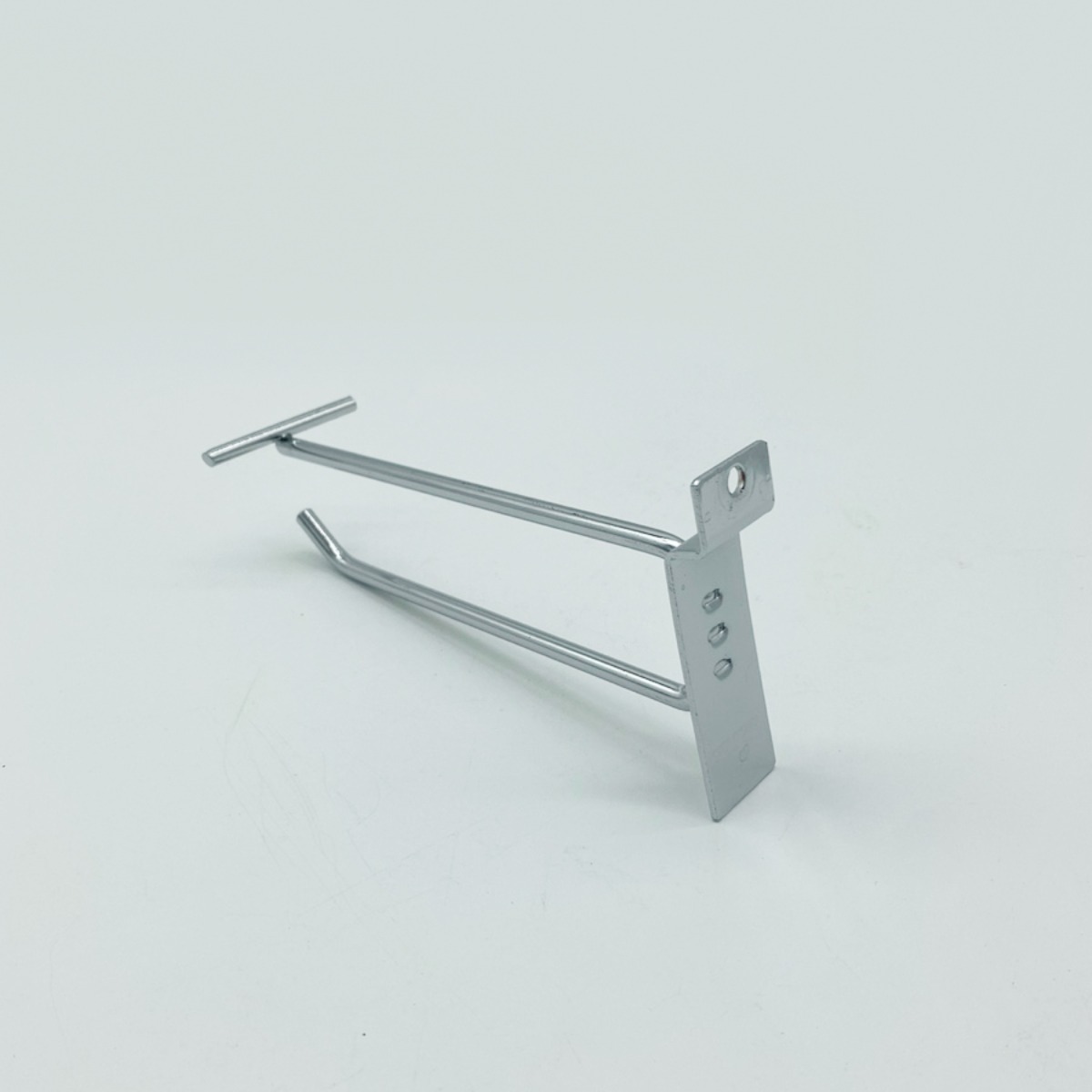 (10개입) 스페이스월 진열대 2선 후크 이중 홀더포함 네임텍 진열 매장 고리, 3세트 60,000원