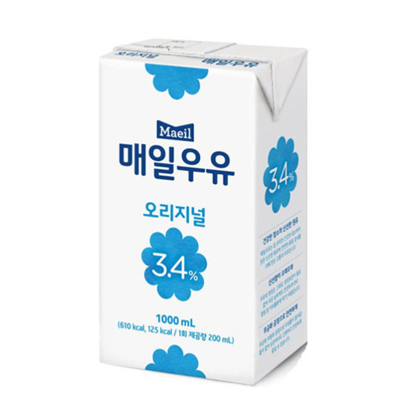매일유업 멸균우유 오리지널 1L, 1L, 10개 25,760원