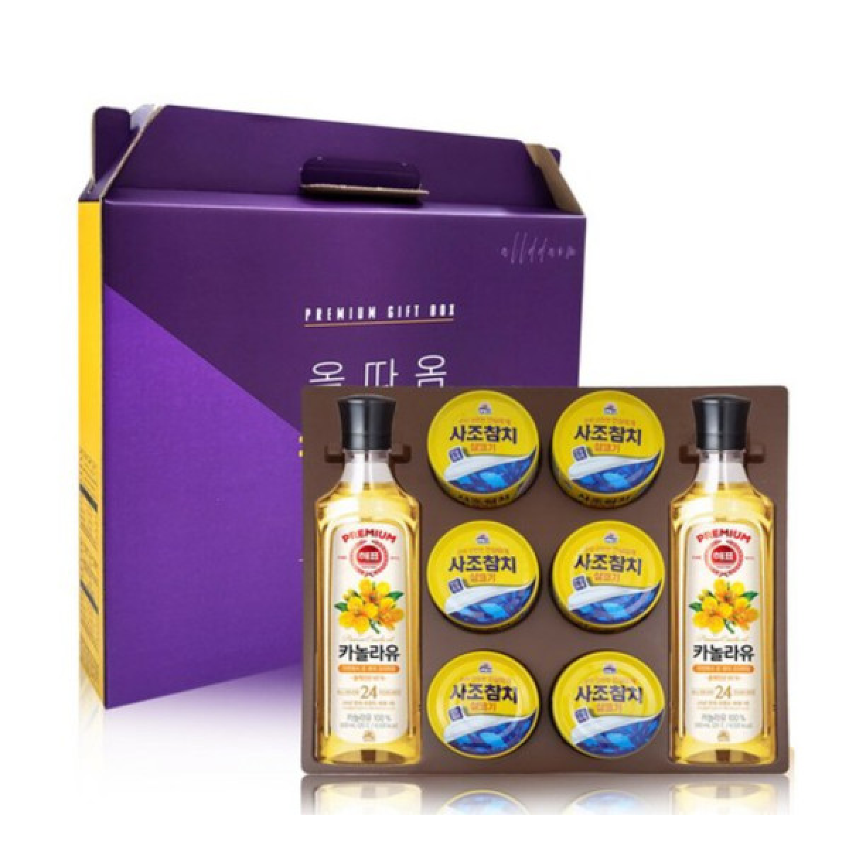 사조 안심특선 선물세트 C-10호 (해표 카놀라유 +살코기참치 ) 37,400원