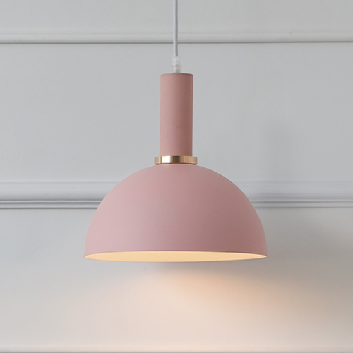 샛별하우스 마카롱 1등 펜던트조명 북유럽식탁등 (B형), 핑크 37,000원