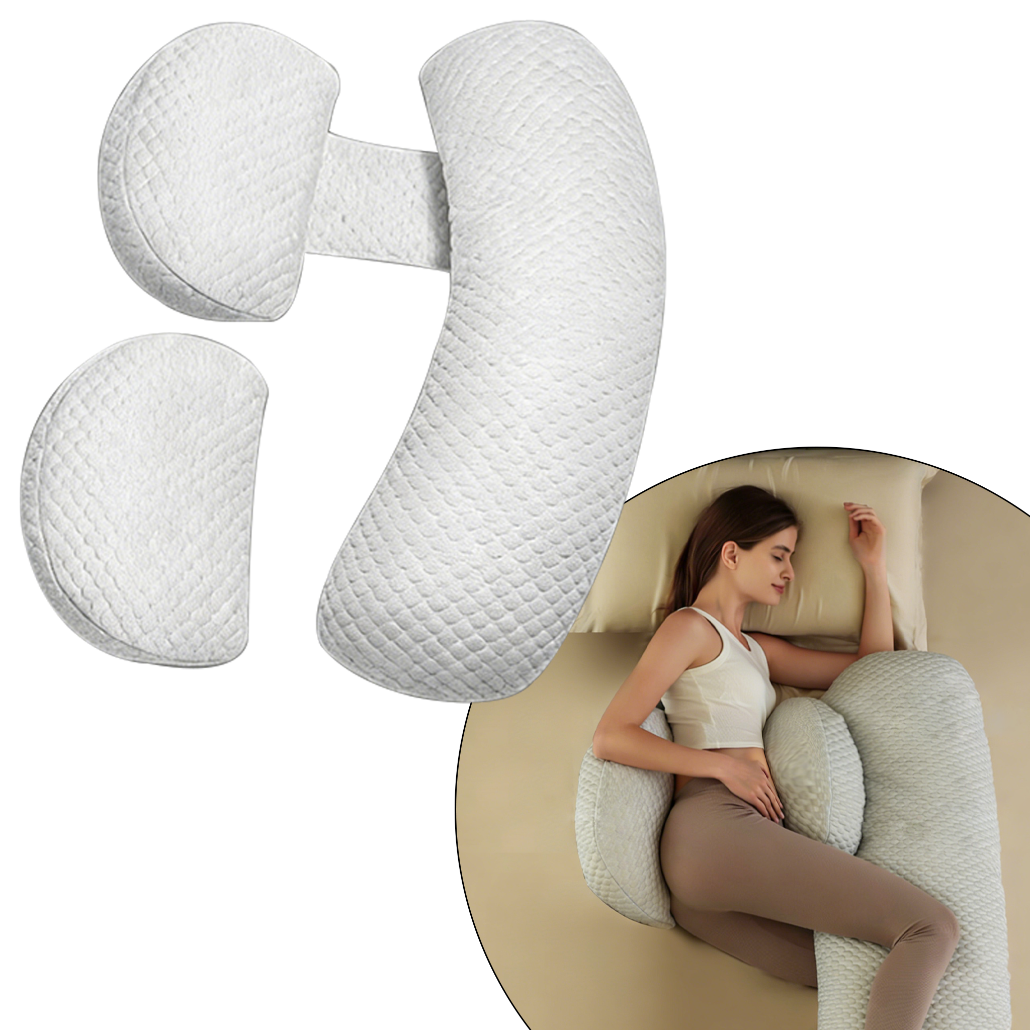 콜콜러브 3in1 바디필로우 수면용 바디필로우 다기능 베개 허리 보호대 허리 쿠션 척추 베개 14,300원