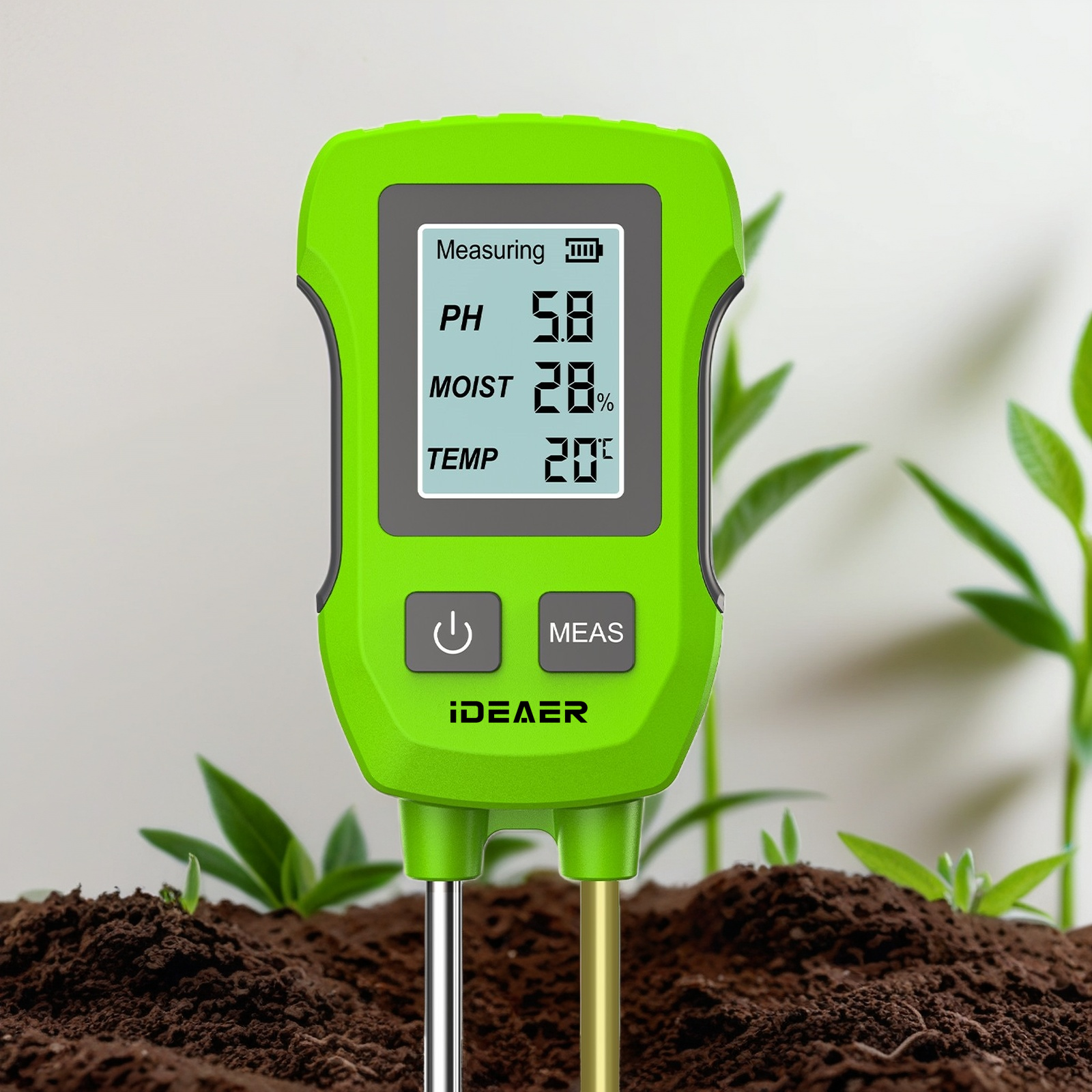 3IN1 원예 농업용 토양 pH 수분 온도 측정기 화분 식물 다기능 측정도구 26,910원
