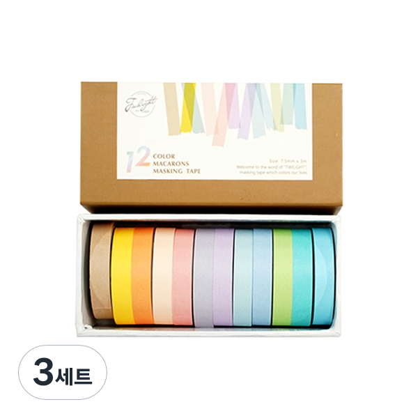 MYCITY 마카롱 마스킹 테이프 세트 7.5mm x 3m 24,900원