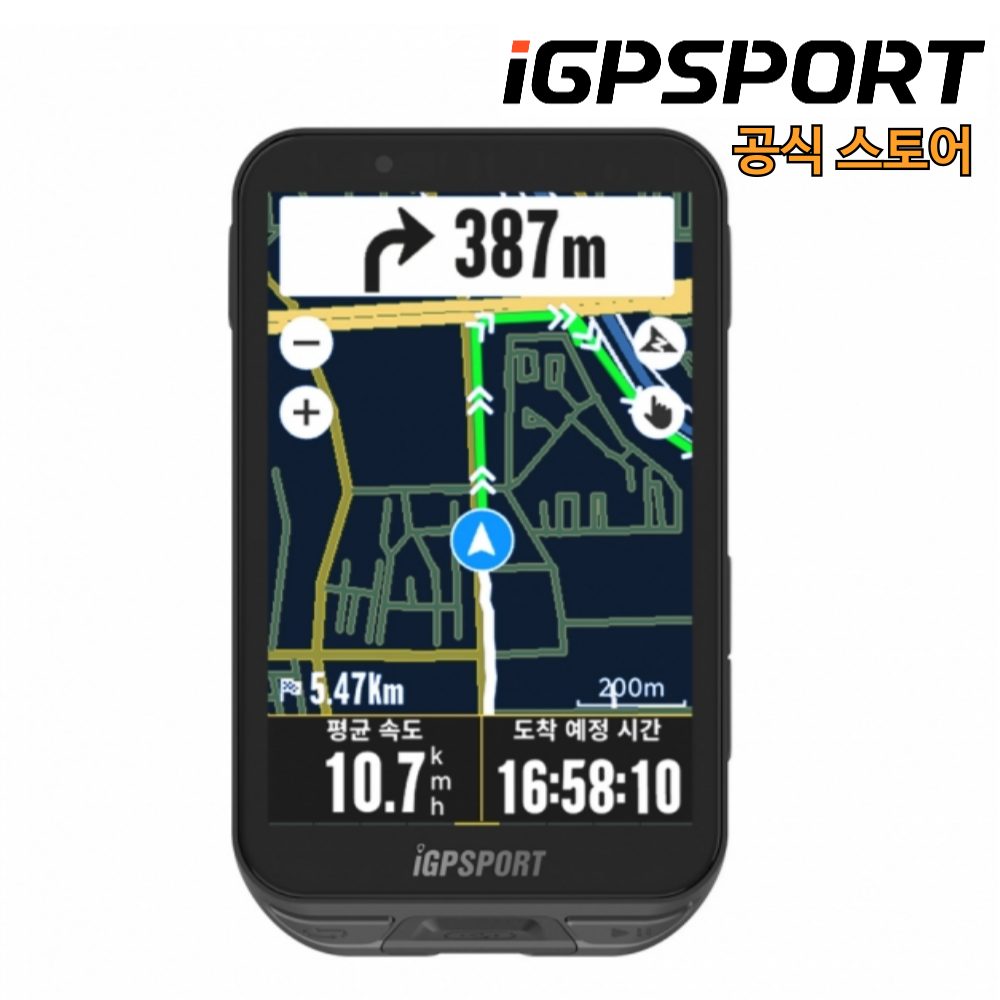 iGPSPORT iGS800 자전거 터치스크린 내비게이션 GPS 속도계, 1개, 블랙 495,000원