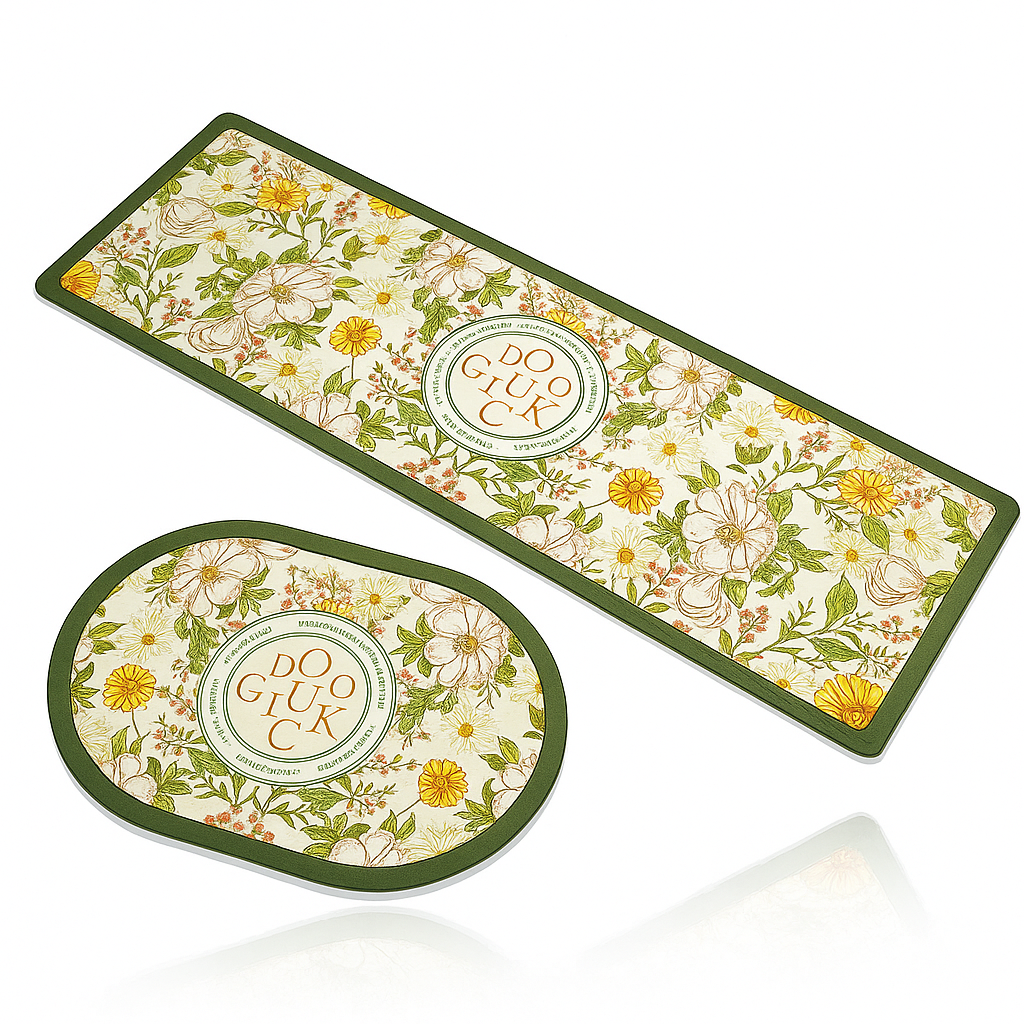 하루쏙픽 빨아쓰는 간편 규조토 발매트 화사한 가든 소형 (1+1), 대형 1개, 카네이션 23,900원