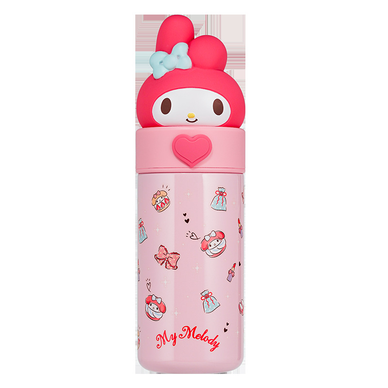 크로스 보더 Sanrio 산리오 원터치 보온보냉 어린이 텀블러 350ml 12,920원