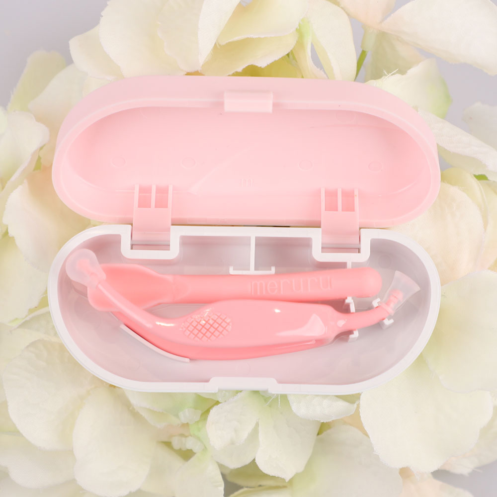 meruru [정품- 유사품에 주의하세요] 메루루 원데이 소프트 렌즈 집게 착용 분리 기구 1세트 (보관케이스포함), 핑크, 1세트 24,490원