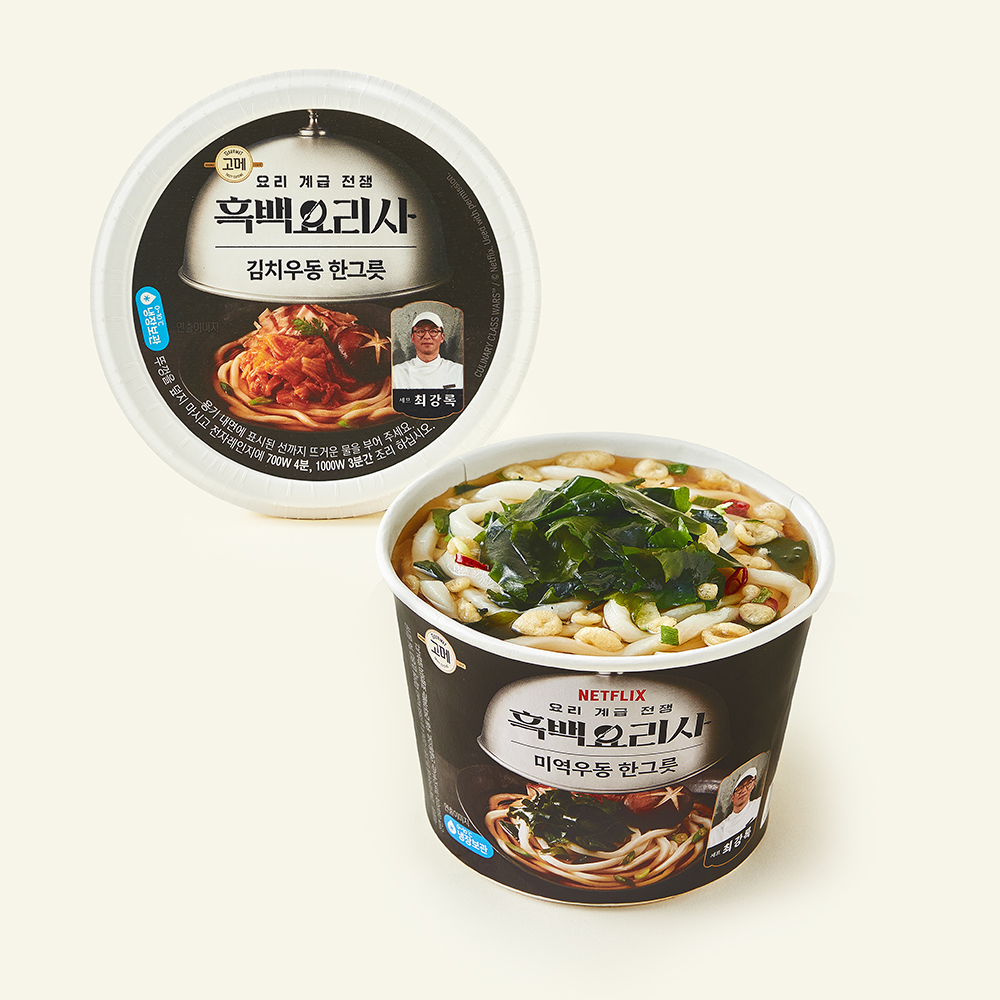 [로켓프레시] 고메 흑백요리사 최강록셰프 미역우동 한그릇 용기 4,890원