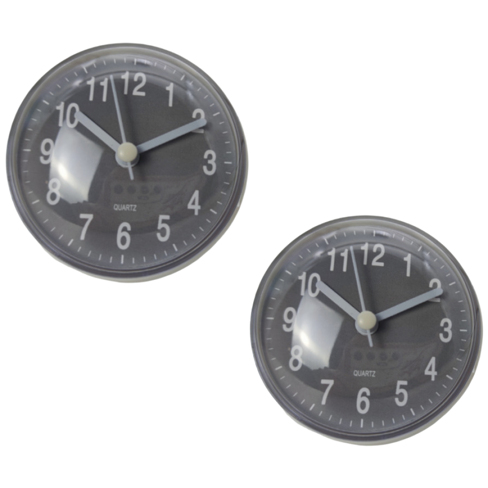 린델 1+1 저소음 흡착식 욕실 방수 시계 화장실 주방, 그레이+그레이 12,900원