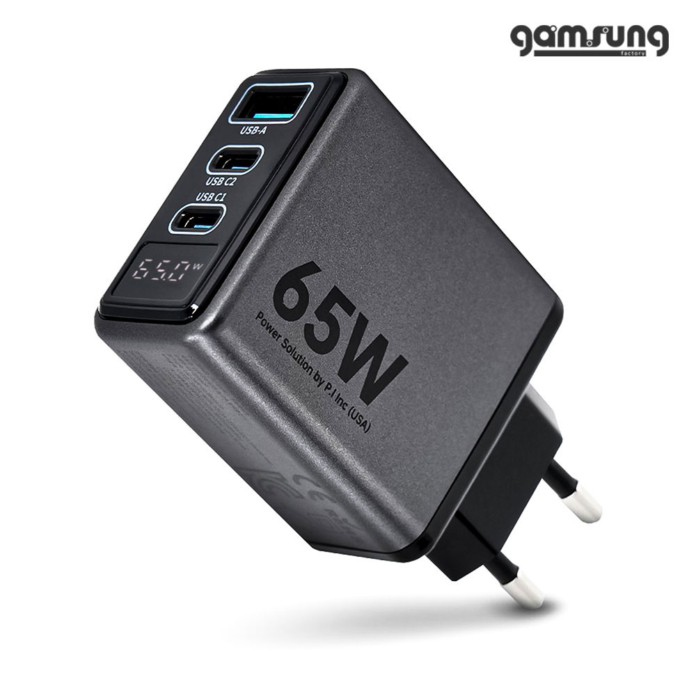 감성공장 65W PPS PD3.0 3포트 멀티 초고속 충전기 어댑터 디스플레이 20,800원