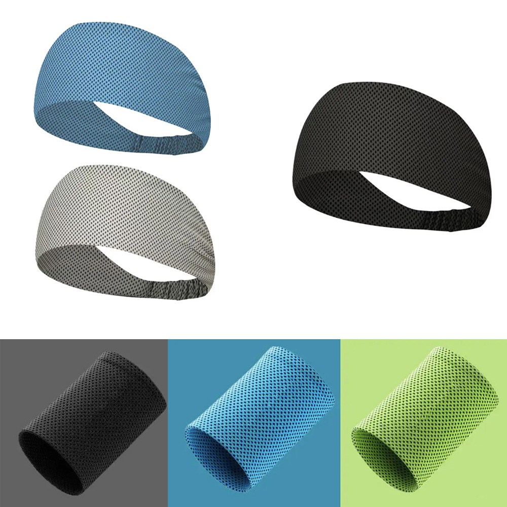 스포츠 6종 패션 세트 쿨 타올 헤어밴드 쿨매쉬 러닝 달리기 헬스 땀흡수 운동 필수템 12,000원