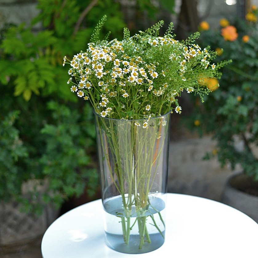 비비드하우스 깨지지 않는 아크릴 대형 꽃집 화병 원통, 투명 12,870원